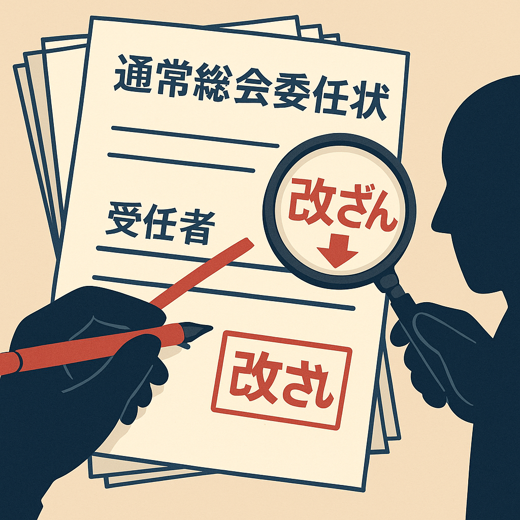 ★No.4総会委任状への不正行為